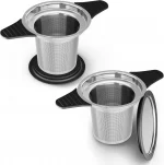 Reinmoson 2 Pack Tea Strainers for Loose Tea Single Cup