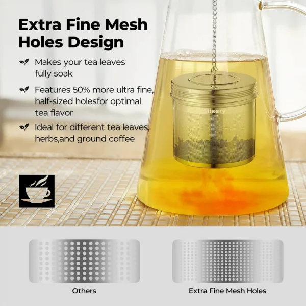 Reinmoson 2 Pack Large Tea Ball Infuser