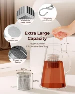 Reinmoson 2 Pack Extra Large Tea Infuser