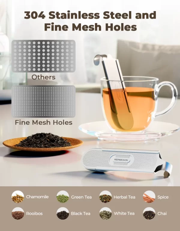 Tea Strainers for Loose TeaExtra Fine Mesh Tea Infuser